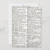 Stomme boeken en uitnodiging van brunch party (Achterkant)