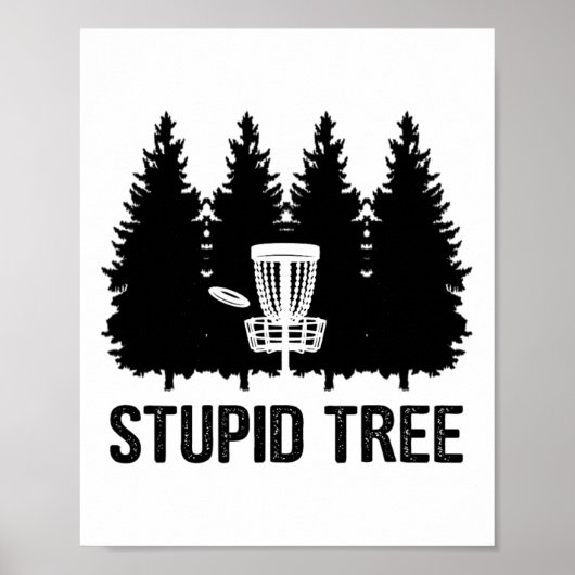 Stomme Boom Disc Golf  Poster (Voorkant)