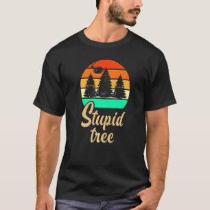 Stomme boom Frisbee Disf Golf Retro T-shirt