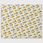 Stomme bouwkasten Kinder feestjes Cadeaupapier (Vlak)