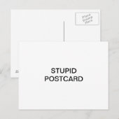 Stomme Briefkaart (Voorkant / Achterkant)