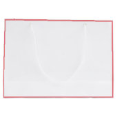 Stomme bruidsmeisje bruiloft Dank je roze en wit Groot Cadeauzakje (Achterkant)