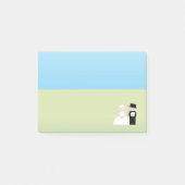 Stomme bruiloft post-it® notes (Voorkant)