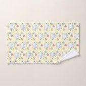 Stomme Bunnies met lentedagen en vlinders Bad Handdoek (Handdoek)