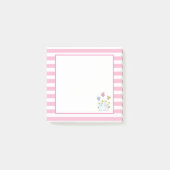 Stomme Bunnies met lentedagen en vlinders Post-it® Notes (Voorkant)