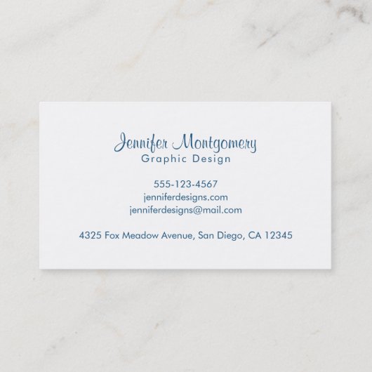 Stomme Bunnies met lentedagen en vlinders Visitekaartje (Achterkant)