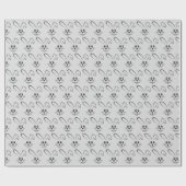 Stomme Bunnies op poka Dots Cadeaupapier (Vlak)