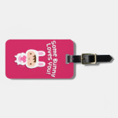 Stomme Bunny houdt van je liefste biecht Bagagelabel (Voorkant horizontaal)