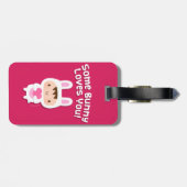 Stomme Bunny houdt van je liefste biecht Bagagelabel (Achterkant horizontaal)