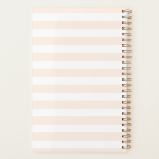 Stomme Bunny in een mand met eieren en  bloemen Planner (Achterkant)