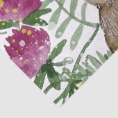 Stomme bunny in waterverf bloemen tissuepapier (Detail)