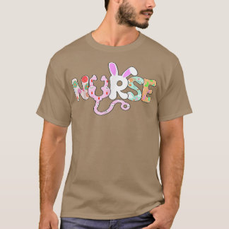 Stomme bunny met eitjes stethoscoop zuster Life T-shirt
