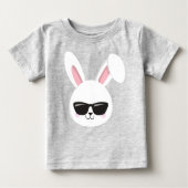 Stomme Bunny, witte Bunny, Bunny met zonnebril (Voorkant)