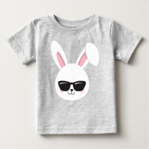 Stomme Bunny, witte Bunny, Bunny met zonnebril