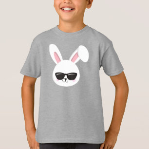 Stomme Bunny, witte Bunny, Bunny met zonnebril T-shirt