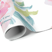 Stomme Cadeau Floral Wrapping Paper Cadeaupapier (Rol Hoek)