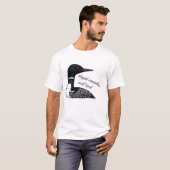 Stomme Canadese Wolfvogel | Grappige Canada Meme T-shirt (Voorkant volledig)