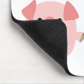 Stomme Cartoon varkens op een loopmuizepad Muismat (Hoek)