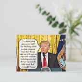 Stomme citaten van Donald Trump Keepsakes Briefkaart (Staand voorkant)