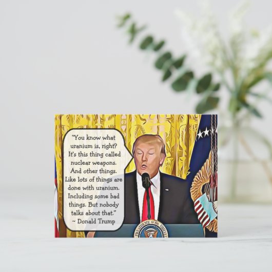 Stomme citaten van Donald Trump Keepsakes Briefkaart (Staand voorkant)