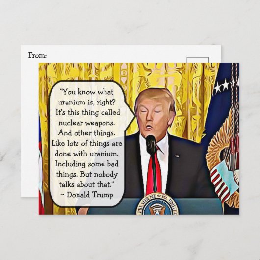 Stomme citaten van Donald Trump Keepsakes Briefkaart (Voorkant / Achterkant)