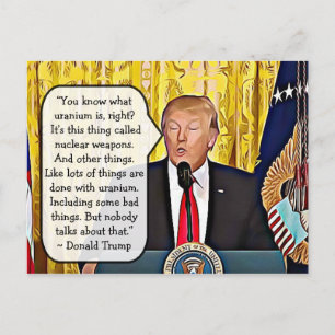 Stomme citaten van Donald Trump Keepsakes Briefkaart
