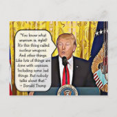 Stomme citaten van Donald Trump Keepsakes Briefkaart (Voorkant)