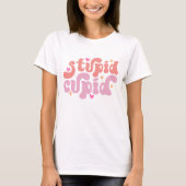 Stomme Cupid T-shirt voor Valentijnsdag (Voorkant)