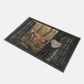 Stomme deer Couples Doormat, wilde dieren Deurmat (Schuin)