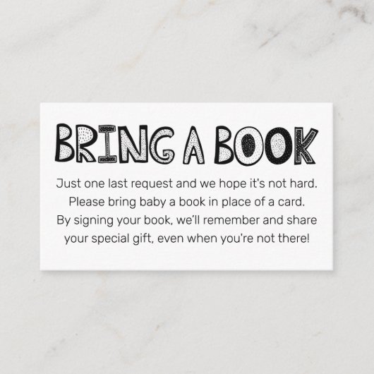 Stomme deukelboeken voor Baby Informatiekaartje (Voorkant)