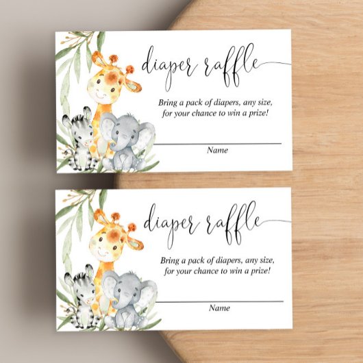 Stomme dieren geslachtsneutrale diapelloten informatiekaartje