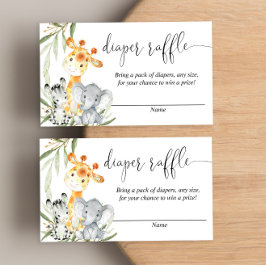 Stomme dieren geslachtsneutrale diapelloten informatiekaartje