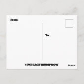 Stomme dingen die Trump heeft gezegd of gespeld Briefkaart (Achterkant)