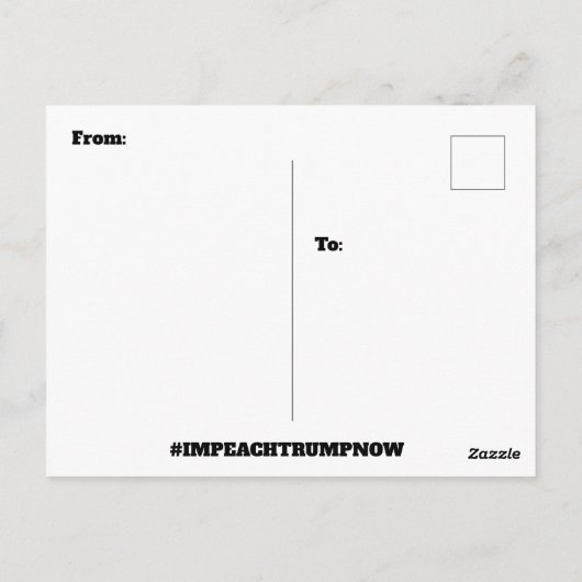 Stomme dingen die Trump heeft gezegd of gespeld Briefkaart (Achterkant)