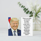 Stomme dingen die Trump zegt, Briefkaart Keepasje (Staand voorkant)