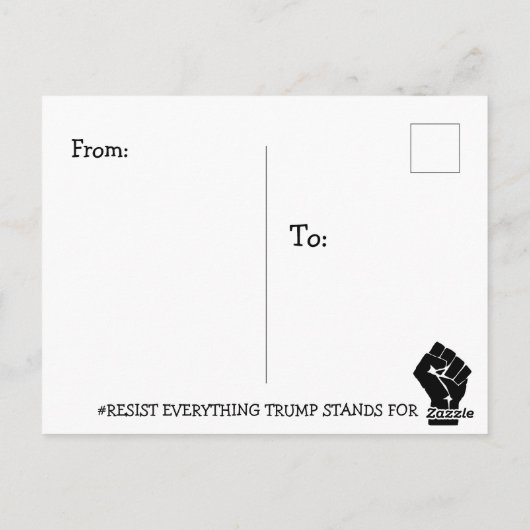 Stomme dingen Donald Trump zegt Briefkaarten (Achterkant)