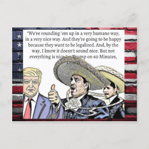 Stomme Dingen Trump zei Briefkaart Souvenir