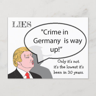 Stomme Dingen Trump zei Briefkaart Souvenir