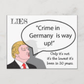 Stomme Dingen Trump zei Briefkaart Souvenir (Voorkant)