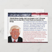 Stomme Dingen Trump zei Briefkaart Souvenir (Voorkant / Achterkant)