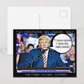 Stomme Dingen Trump zei Briefkaart Souvenir (Voorkant / Achterkant)