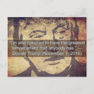 Stomme Dingen Trump zei Briefkaart Souvenir