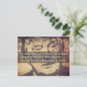 Stomme Dingen Trump zei Briefkaart Souvenir (Staand voorkant)
