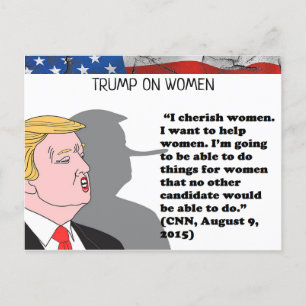 Stomme Dingen Trump zei Briefkaart Souvenir