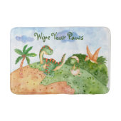 Stomme dinosaurussen voor jongens badmat (Voorkant)