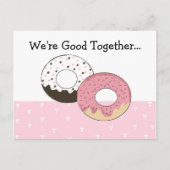 Stomme donuts met bericht... briefkaart (Voorkant)