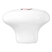 Stomme draaiende biggen keramische knop (Zijkant)