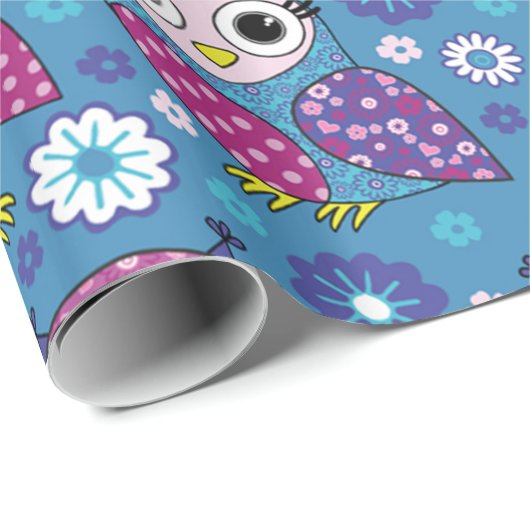 Stomme eigenaar en bloemen cadeaupapier (Rol Hoek)