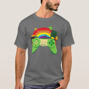 Stomme elementen van de St Patrick's Day voor game T-shirt