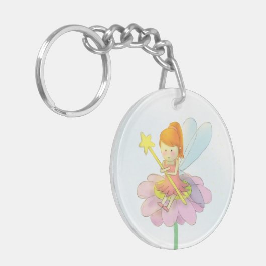 Stomme en kleurrijke melk sleutelhanger (Voorkant Links)